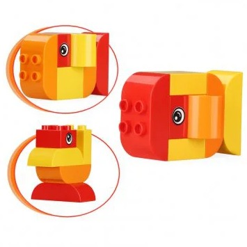 Đồ Chơi Miếng Ghép Cơ Bản Cho Bé 2-5 Tuổi Mẫu Chim- Cá