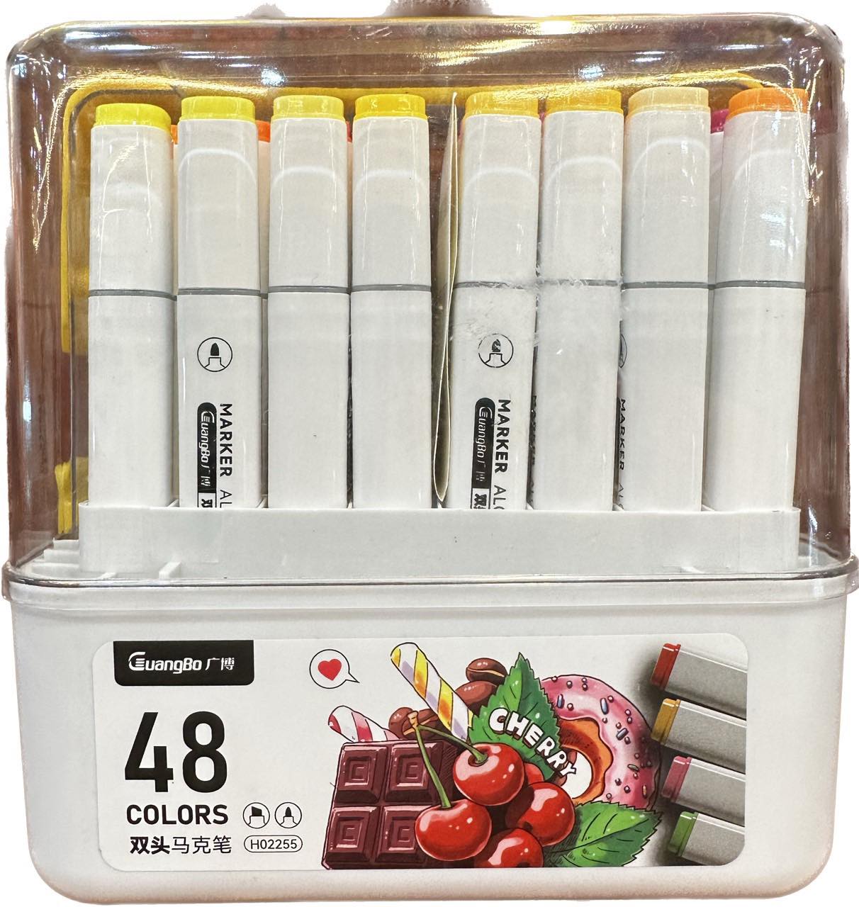 Bút Marker Guangbo GUBH02255 48 Màu Cao Cấp