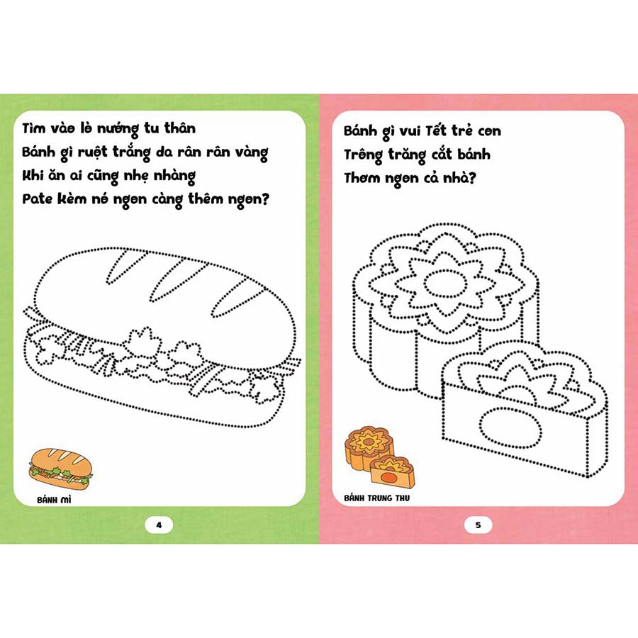 Bé Tập Tô Phát Triển Tư Duy - Câu Đố Về Các Loại Bánh