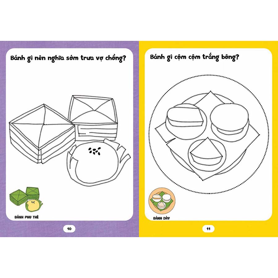Bé Tập Tô Phát Triển Tư Duy - Câu Đố Về Các Loại Bánh
