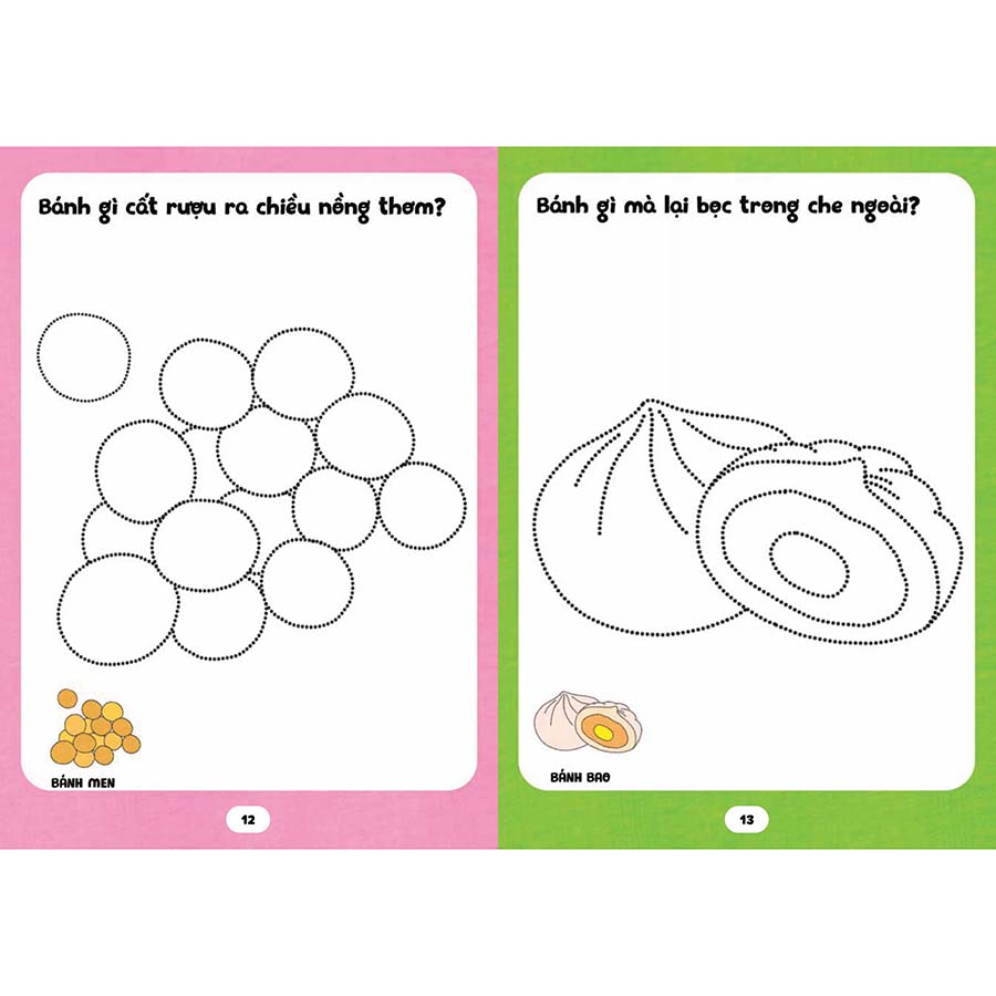 Bé Tập Tô Phát Triển Tư Duy - Câu Đố Về Các Loại Bánh