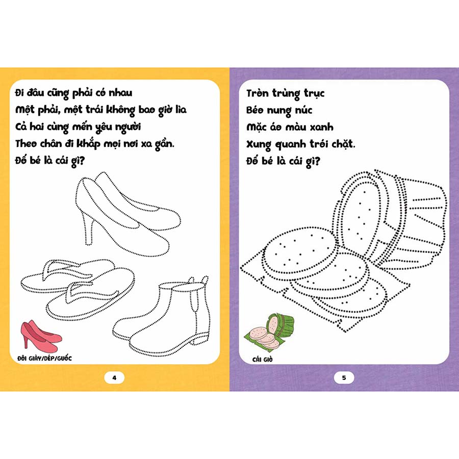Bé Tập Tô Phát Triển Tư Duy - Câu Đố Về Đồ Vật