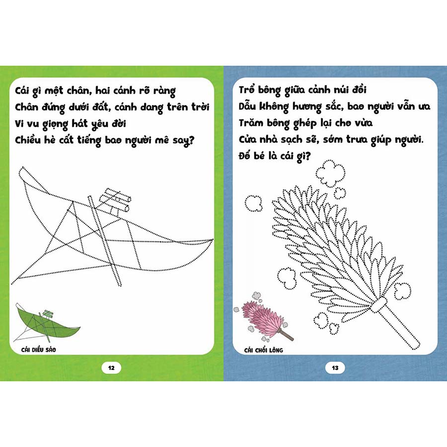 Bé Tập Tô Phát Triển Tư Duy - Câu Đố Về Đồ Vật