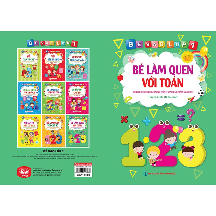 Bé Vào Lớp 1 - Bé Làm Quen Với Toán