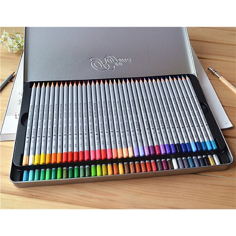 Bộ Bút Chì Marco Raffine 72 Màu 7100-72TN Cao Cấp Hộp Thiếc