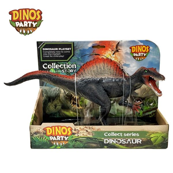 Đồ Chơi Mô Hình Khủng Long North Africa Spinosaurus_Xám Đỏ BG6015A-2
