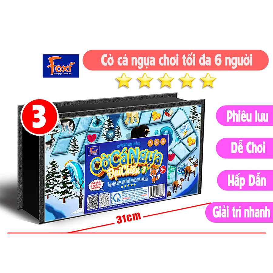 Đồ Chơi Foxi Cờ Cá Ngựa Đại Chiến 3