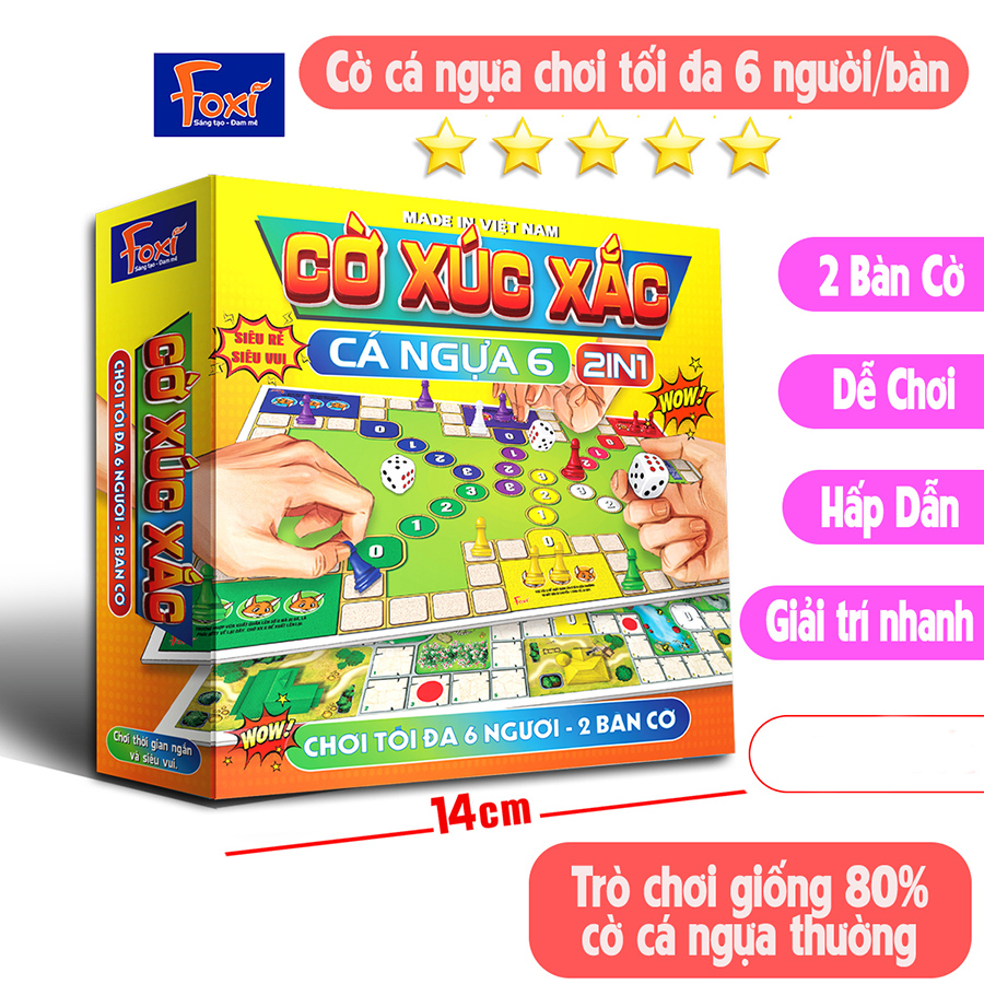 Đồ Chơi Foxi Cờ Xúc Xắc Cá Ngựa 6