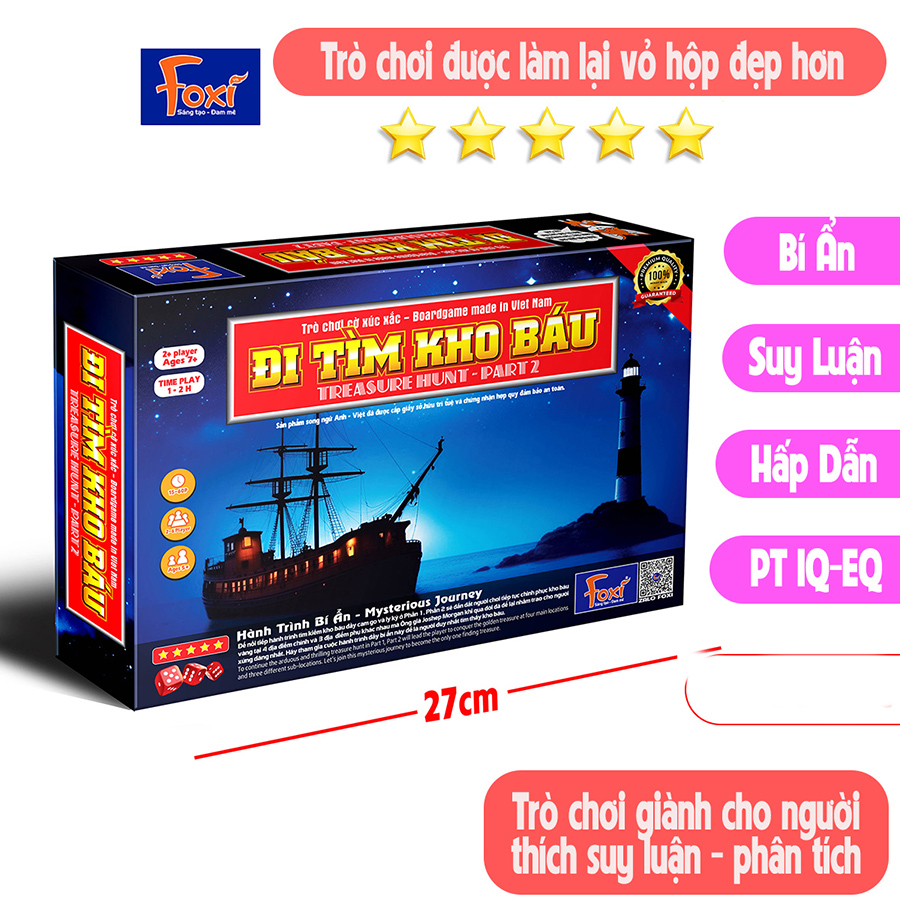 Đồ Chơi Foxi Cờ Xúc Xắc - Đi Tìm Kho Báu Part 2