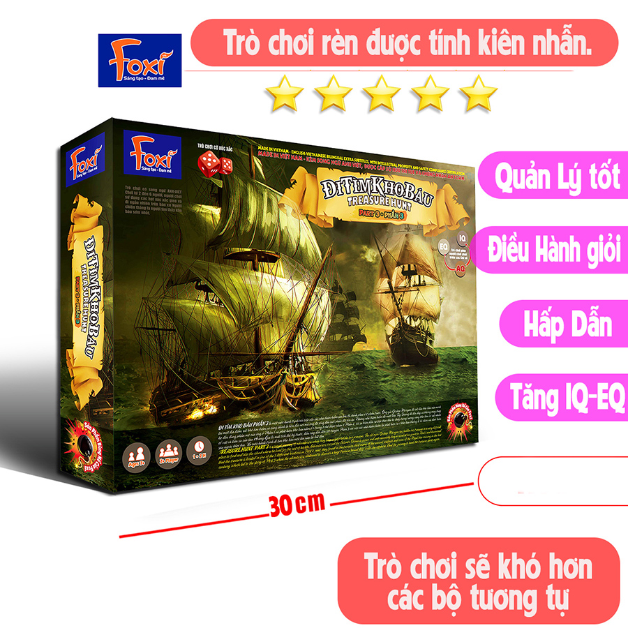 Đồ Chơi Foxi Cờ Xúc Xắc - Đi Tìm Kho Báu Part 3