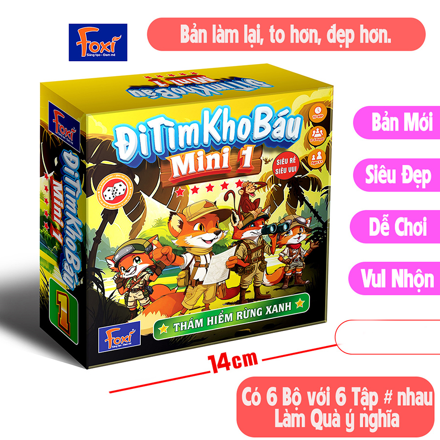 Đồ Chơi Foxi Cờ Xúc Xắc - Đi Tìm Kho Báu Mini 1