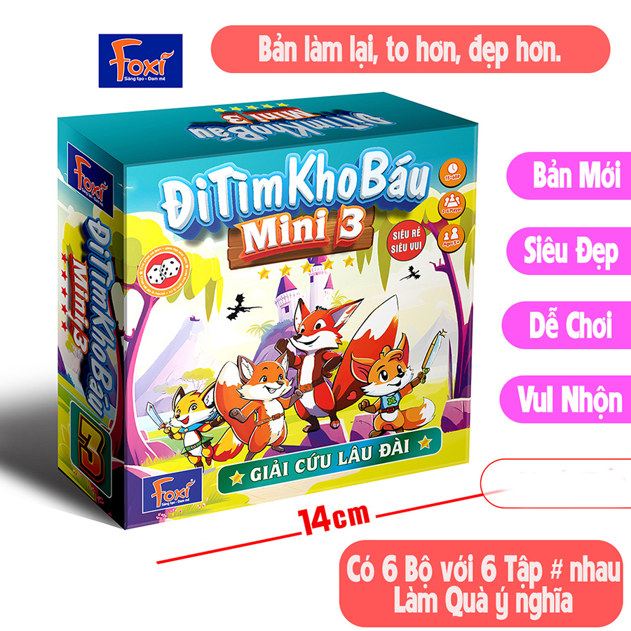 Đồ Chơi Foxi Cờ Xúc Xắc - Đi Tìm Kho Báu Mini 3