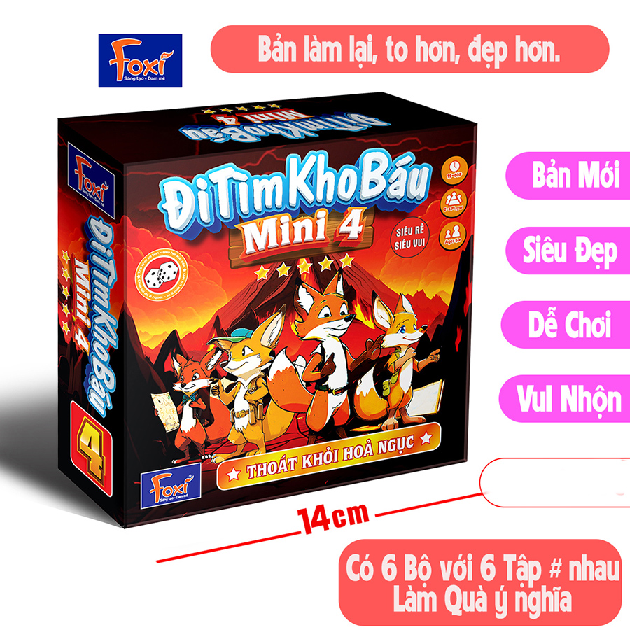 Đồ Chơi Foxi Cờ Xúc Xắc - Đi Tìm Kho Báu Mini 4