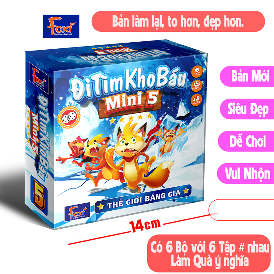 Đồ Chơi Foxi Cờ Xúc Xắc - Đi Tìm Kho Báu Mini 5