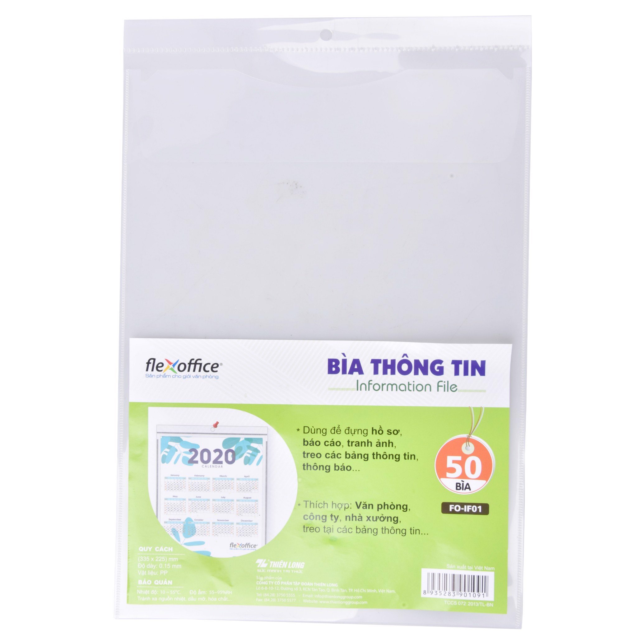 Bìa Thông Tin Flexoffice FO-IF01