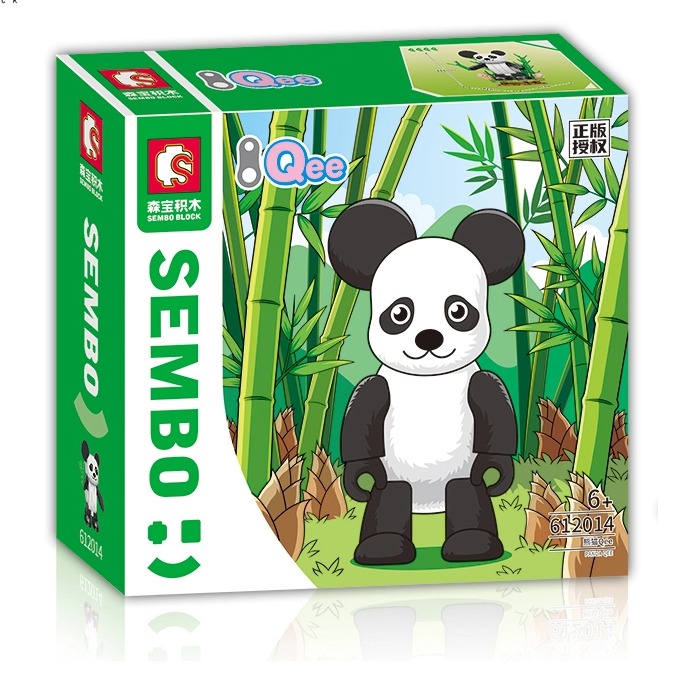 Đồ Chơi Xếp Hình Gấu Qee Panda-Sembo-612014