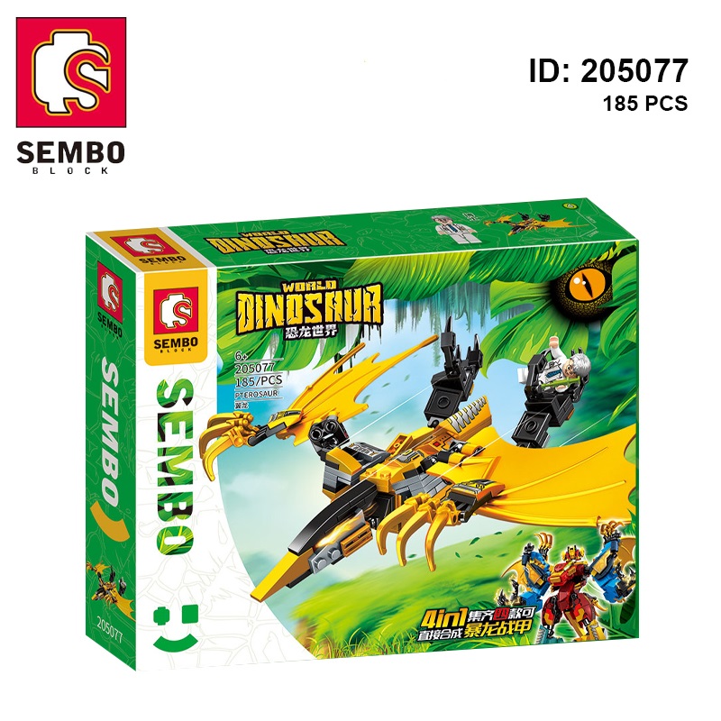 Đồ Chơi Robot Khủng Long Có Cánh Pterosaur Chiến Đấu Sembo-205077