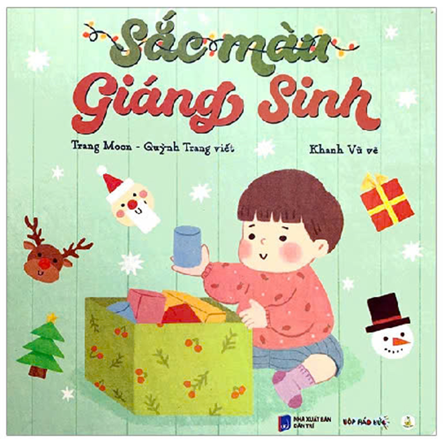 Combo 3 Cuốn Sách Bồi Cứng Chủ Đề Giáng Sinh 0 - 3 Tuổi
