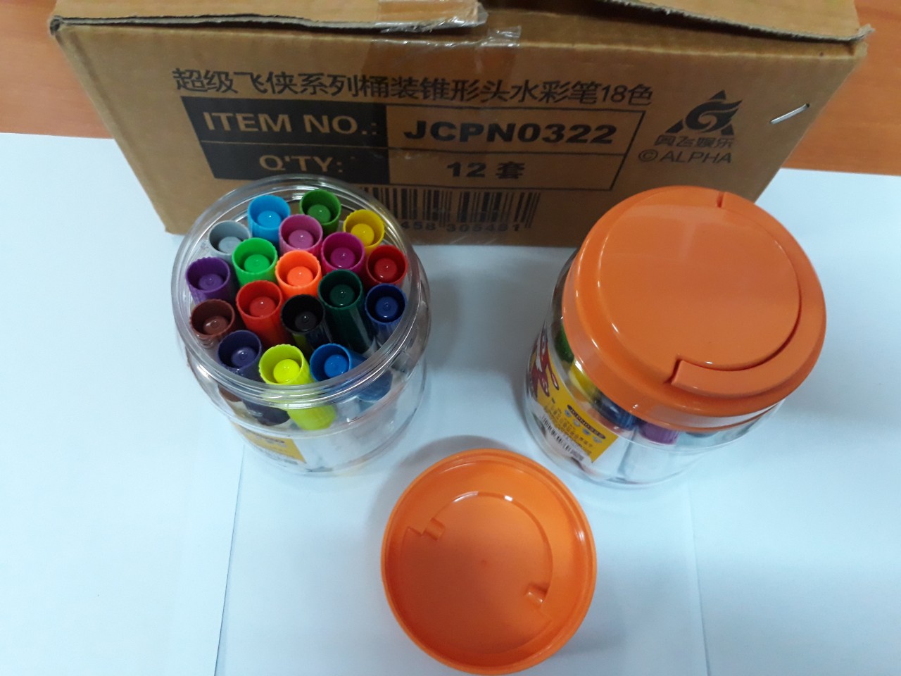 Bút Dạ Màu M&G 18 Màu Siêu Đẳng JCPN0322
