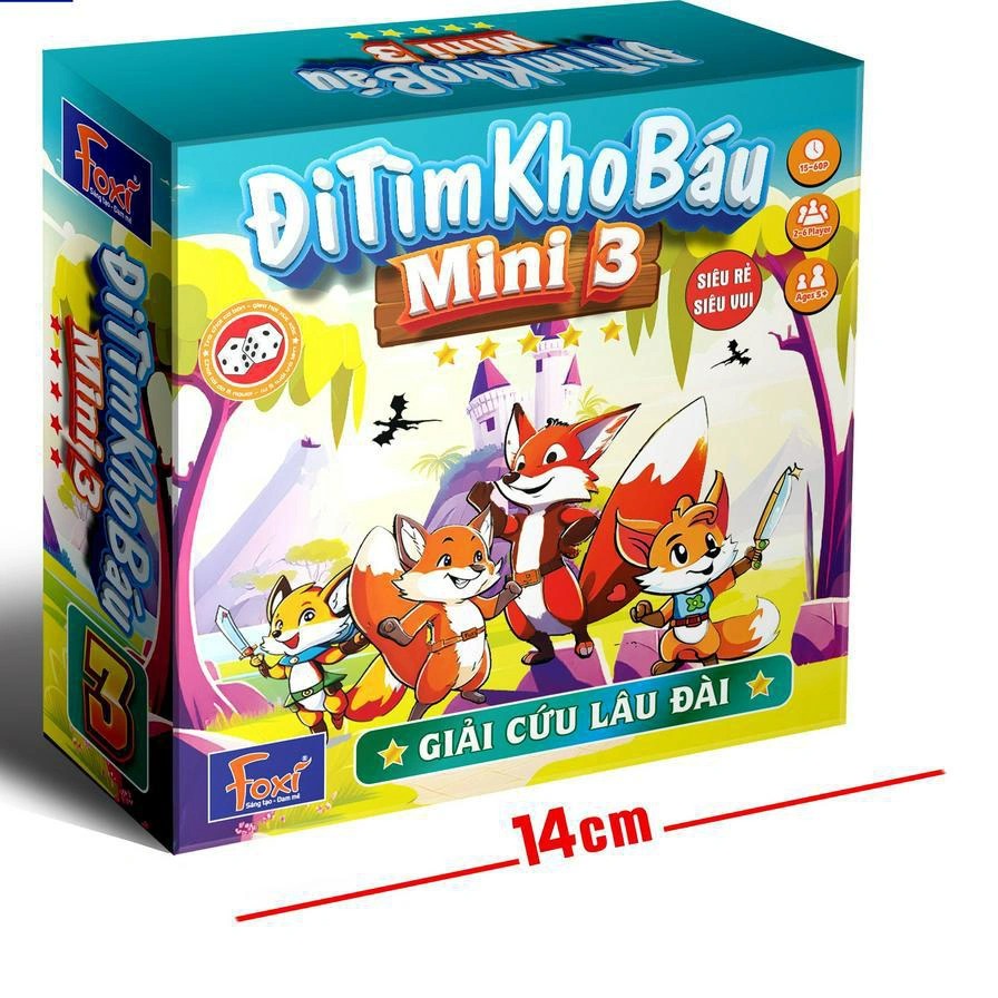 Đồ Chơi Foxi Cờ Xúc Xắc - Đi Tìm Kho Báu Mini 3