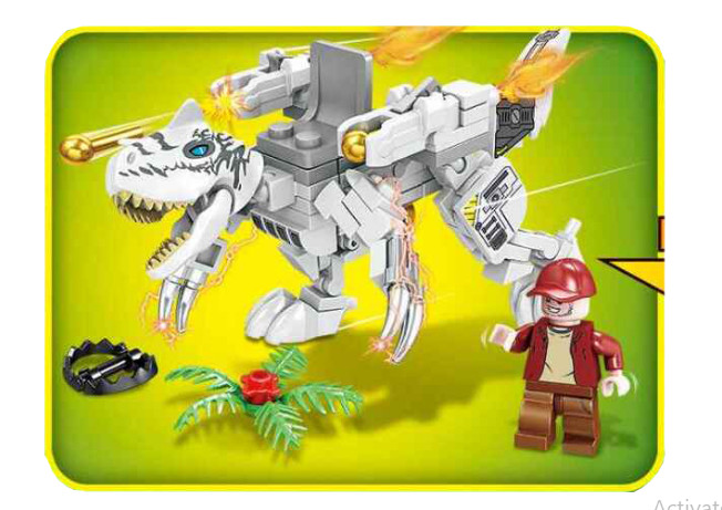 Đồ Chơi Xếp Hình Khủng Long Chiến Đấu Kim Sembo-205042