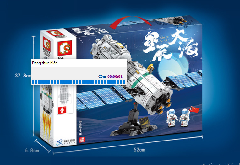 Đồ Chơi Tàu Vũ Trụ Bay Trong Không Gian Sembo-203302C