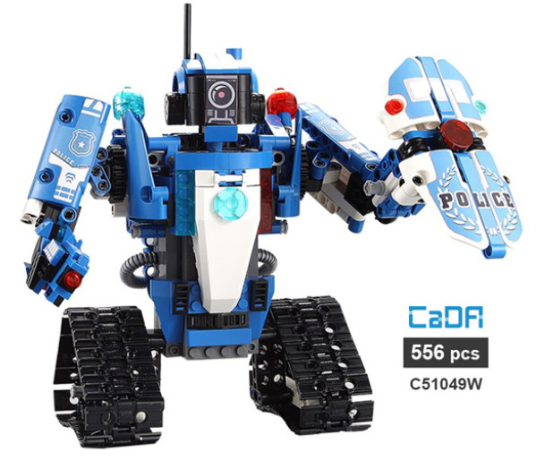 Đồ Chơi Robot Xe Cảnh Sát 2 In 1 Cada-51049