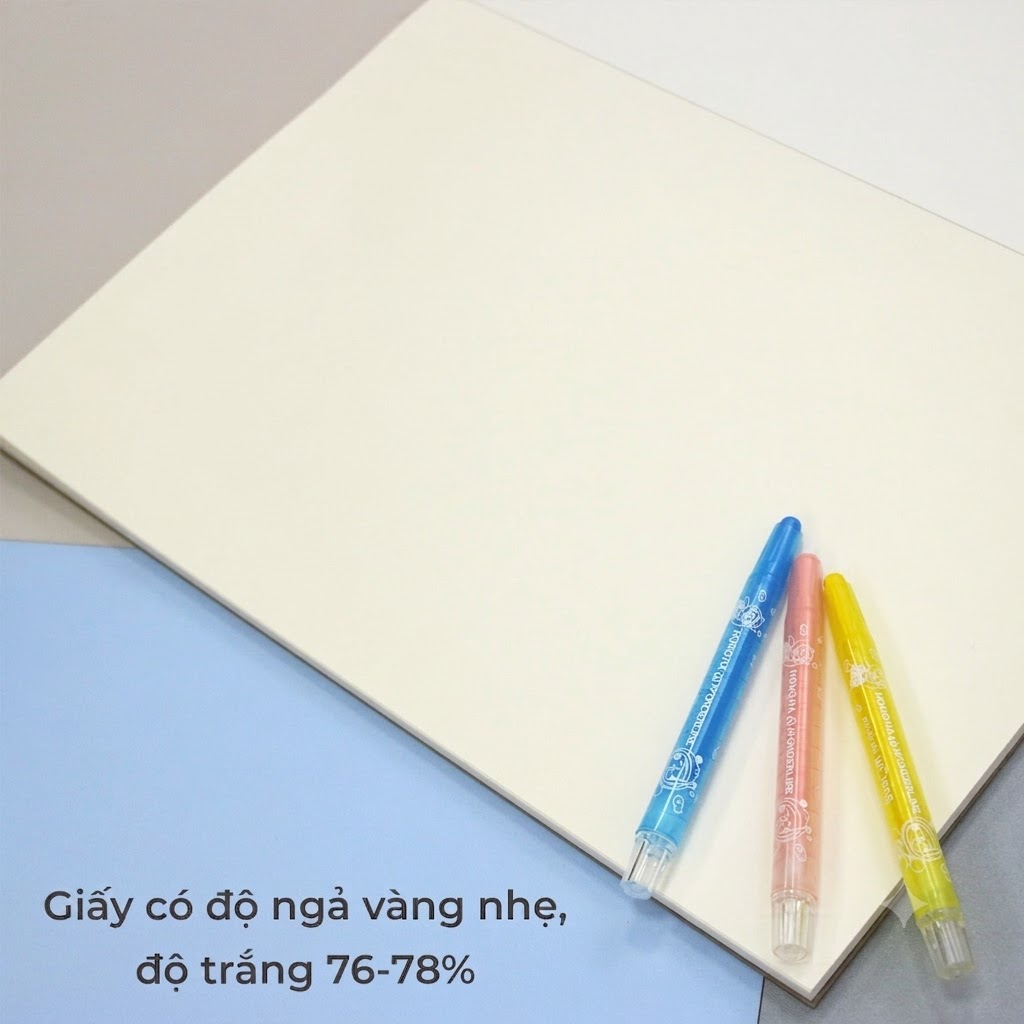 Vở Vẽ Lò Xo Hồng Hà Art Kids A4 4974 - 100gms (20 Tờ)