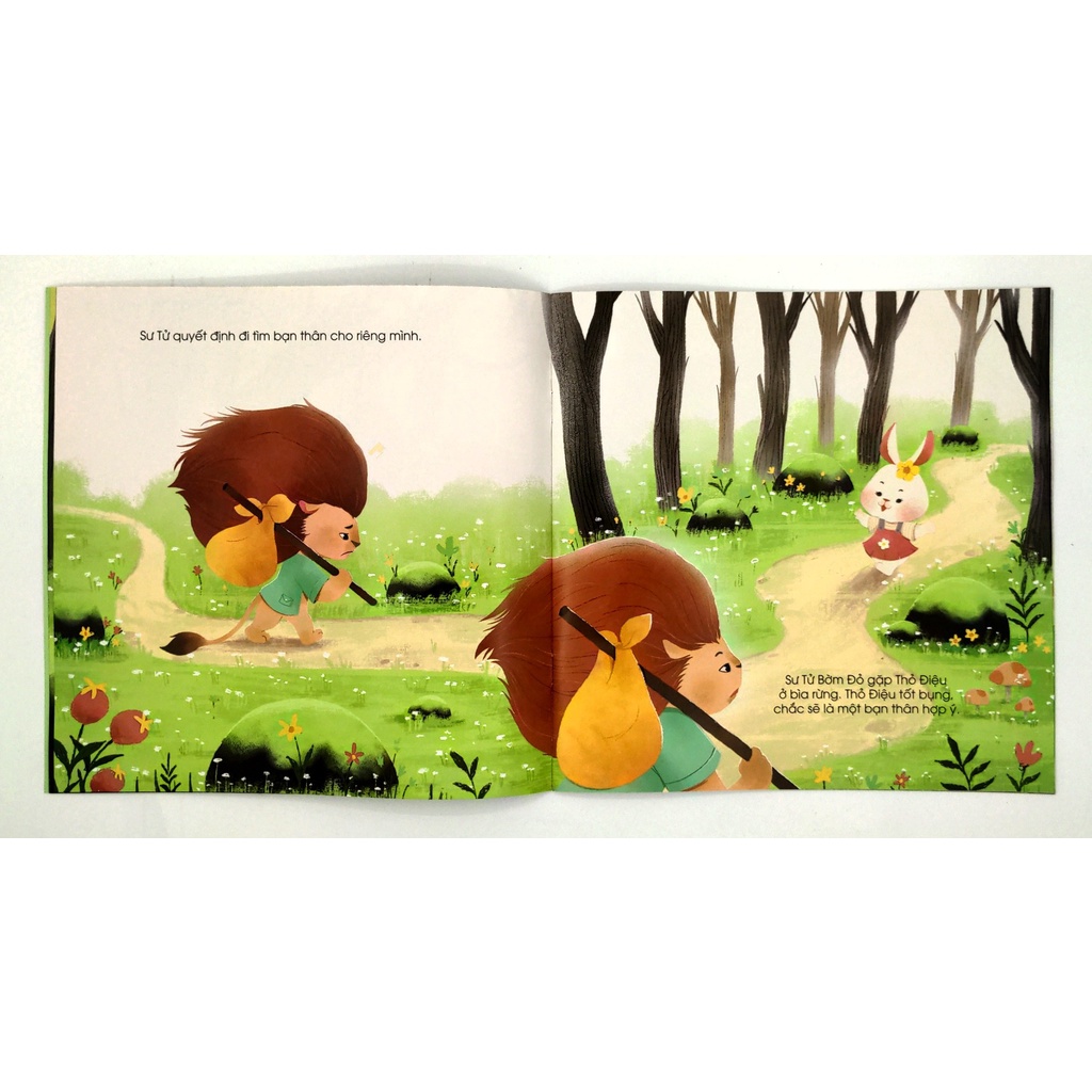 Vun Đắp Tâm Hồn: Chuyện Ở Rừng Vi Vu - Sư Tử Bờm Đỏ Tìm Bạn Thân