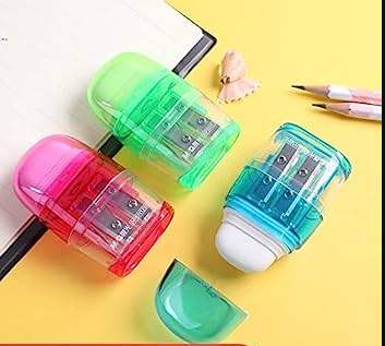 Gọt Bút Chì M&G Đôi Kèm Tẩy Nhiều Màu APSN1289