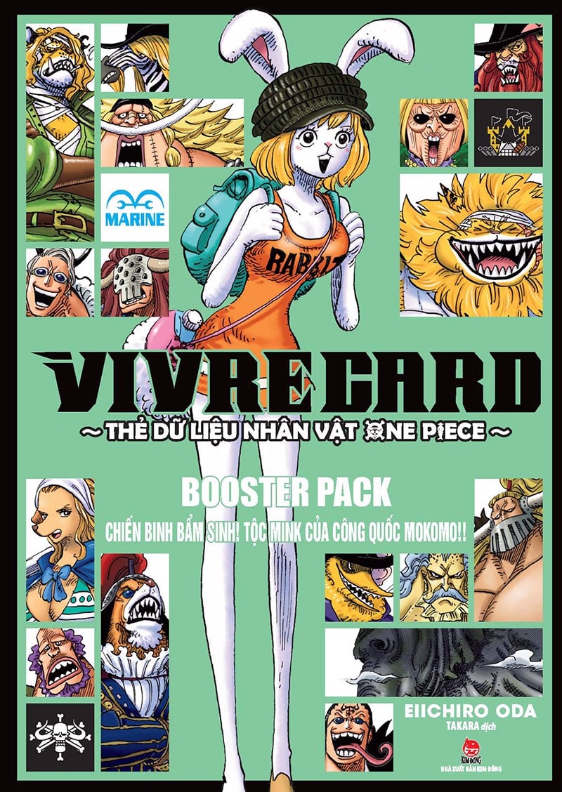 Vivre Card : Thẻ Dữ Liệu Nhân Vật One Piece Booster Pack - Chiến binh bẩm sinh! Tộc Mink của công quốc Mokomo!!