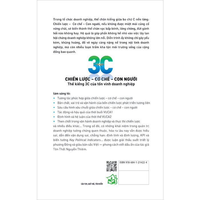 Chiến Lược - Cơ Chế - Con Người - Thế Kiềng 3C Của Tồn Vinh Doanh Nghiệp