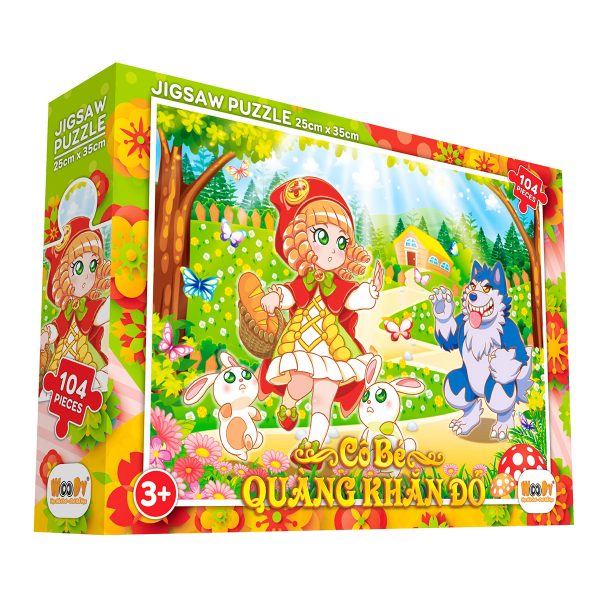 Đồ Chơi Xếp Hình Puzzle Cô Bé Quàng Khăn Đỏ WD7264