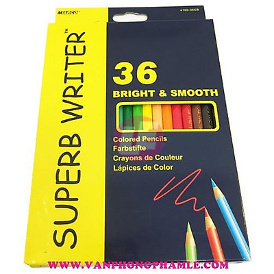 Bút Chì Màu Marco 36 Màu 4100-36CB Hộp Giấy Superb writer