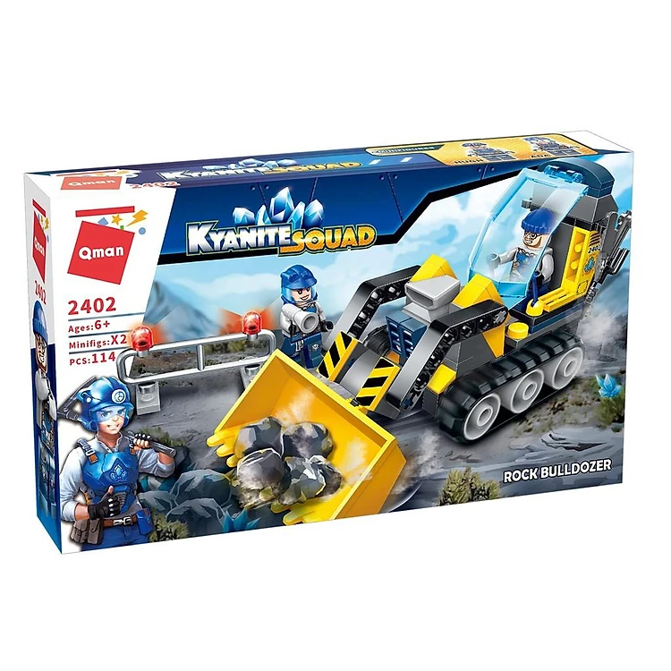 Đồ Chơi Xếp Hình Qman 2402 - Máy Ủi Đá