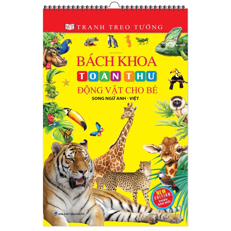Tranh Treo Tường - Bách Khoa Toàn Thư Động Vật Cho Bé - Song Ngữ Anh - Việt