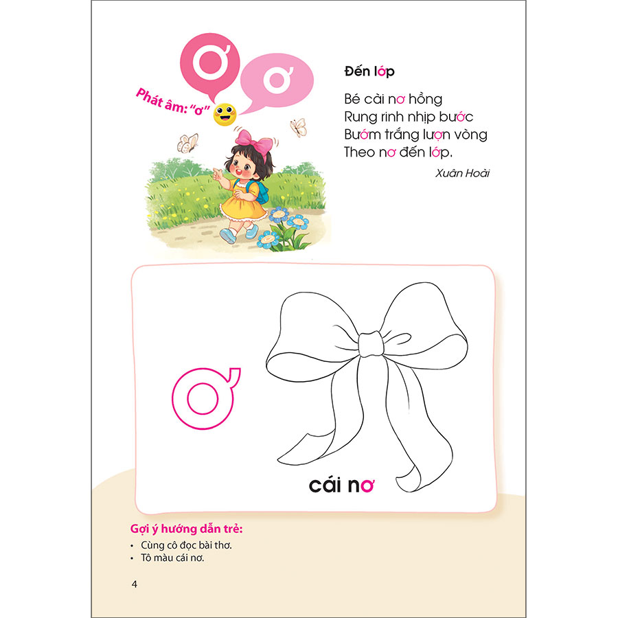 Giúp Bé Nhận Biết Và Làm Quen Với Chữ Cái  (3 - 4 Tuổi)