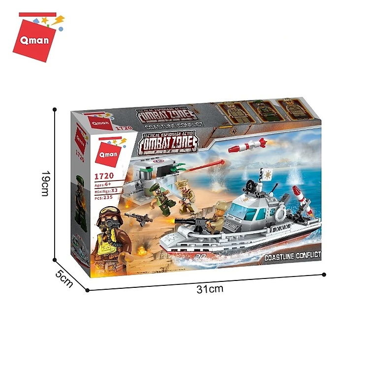 Đồ Chơi Xếp Hình Qman 1720: Cuộc Xung Đột Bờ Biển
