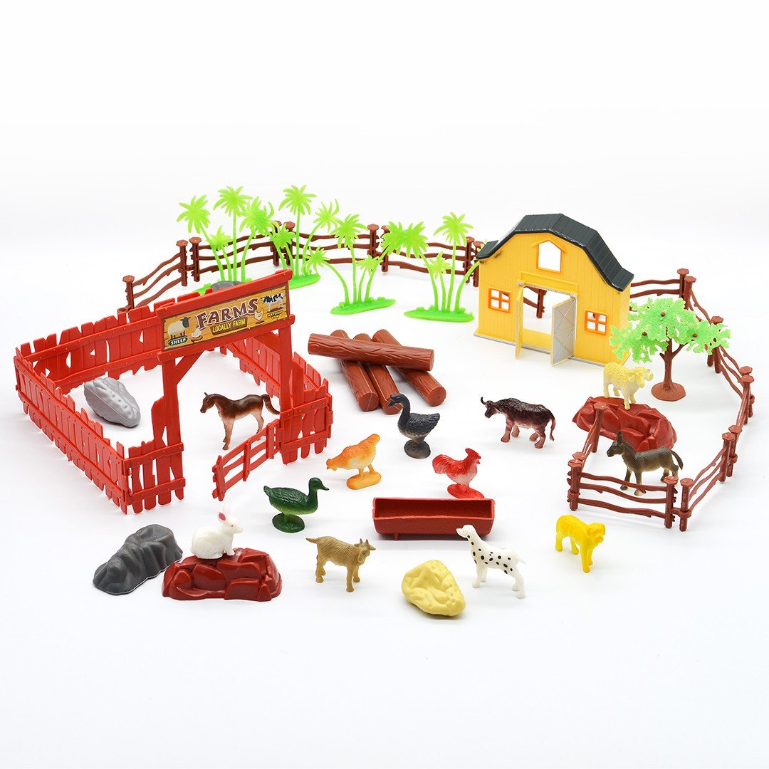 Đồ Chơi Thế Giới Tự Nhiên - Set 58 Con Vật Và Phụ Kiện DK81171