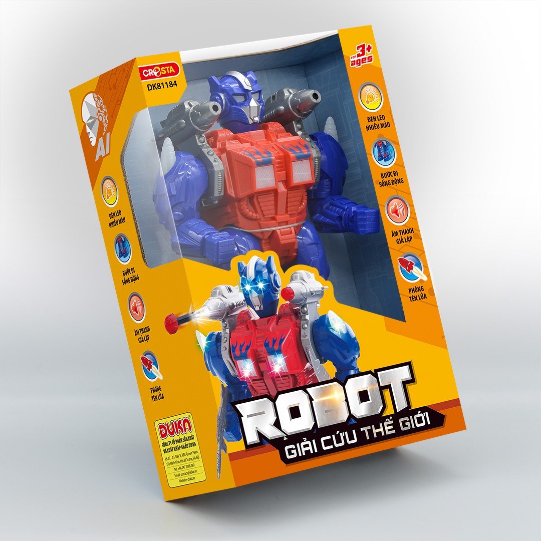 Đồ Chơi Robot - Giải Cứu Thế Giới DK81184
