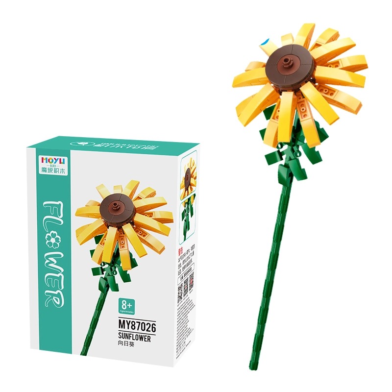 Đồ Chơi Lắp Ráp Hoa Hướng Dương – Sembo 611007 60M