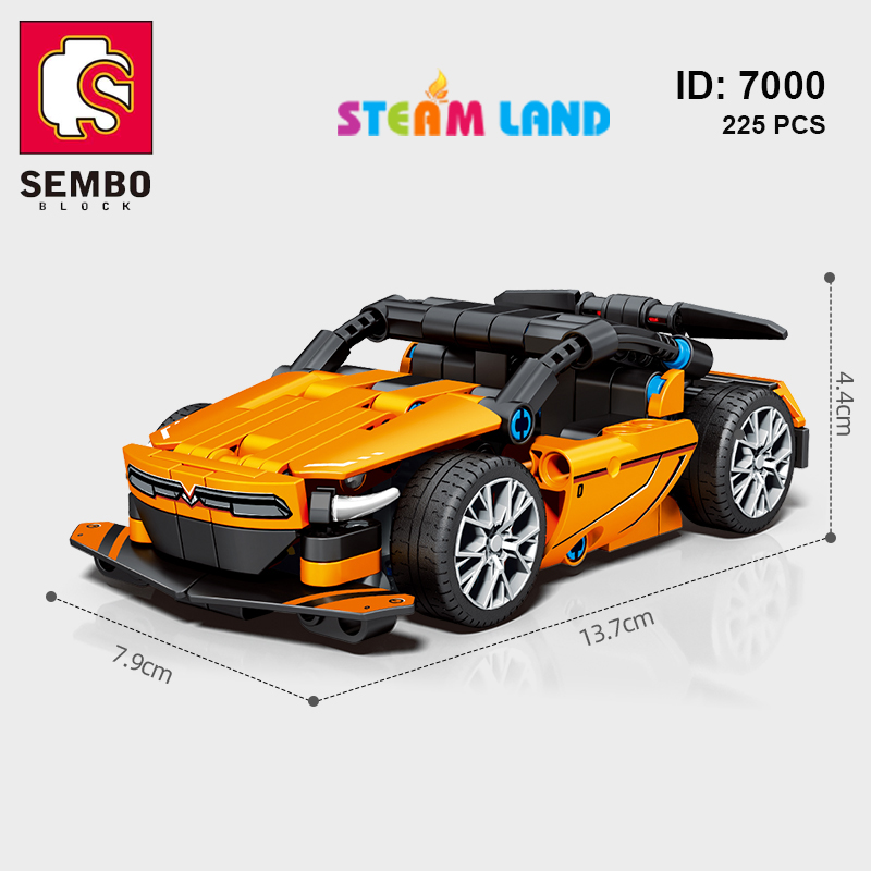 Đồ Chơi Siêu Xe Chiến Thần Tốc Độ-Sembo-7000