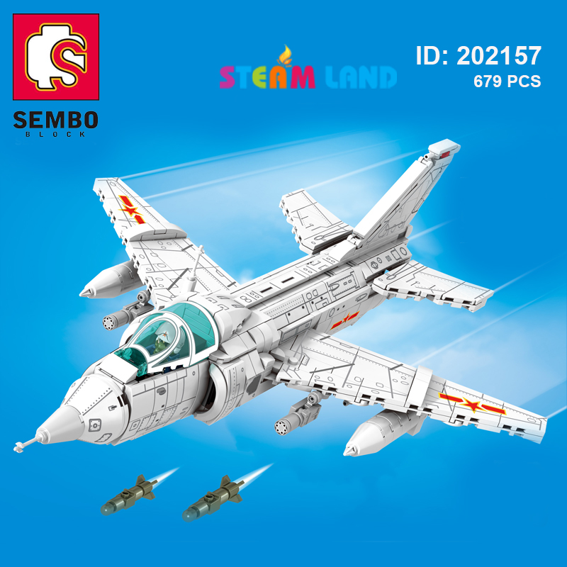 Đồ Chơi Lắp Ráp Máy Bay Tấn Công Q-5-Sembo-202157