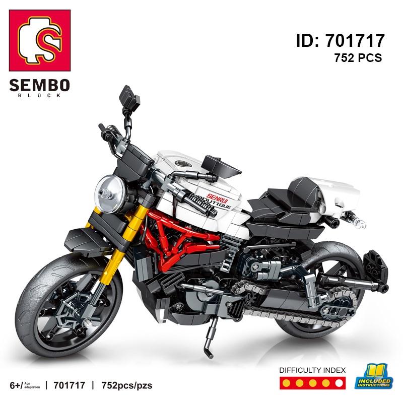 Đồ Chơi Xe Mô Tô Ducati Monster Sembo701717