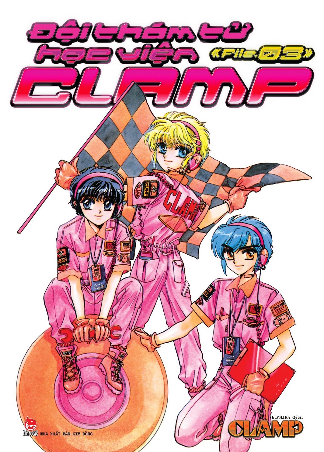 Combo 3 Cuốn Đội Thám Tử Học Viện Clamp Tặng Kèm Poster Kẹp Mỗi Tập