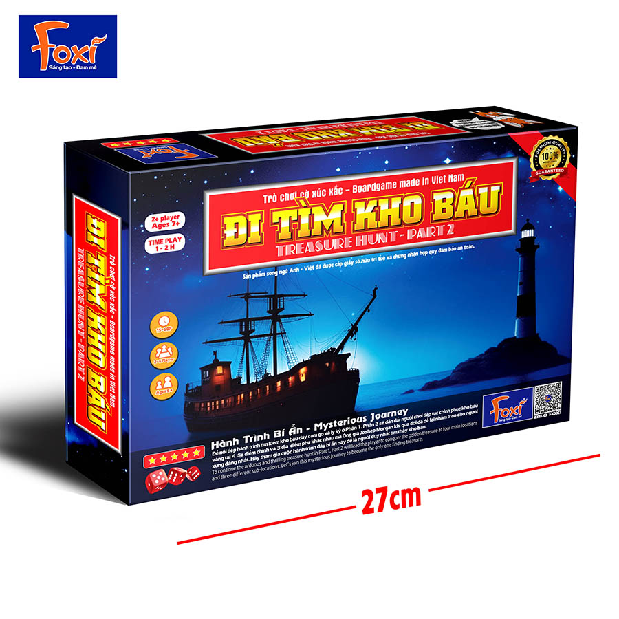Đồ Chơi Foxi Cờ Xúc Xắc - Đi Tìm Kho Báu Part 2