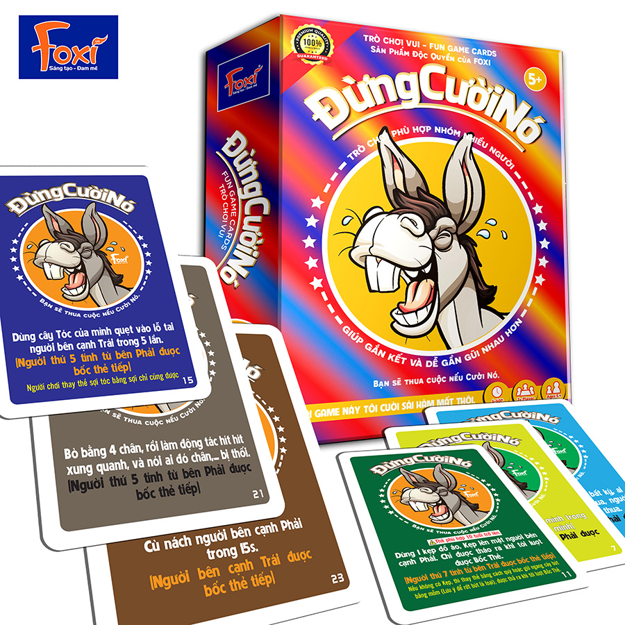 Đồ Chơi Foxi Cardgame - Đừng Cười Nó