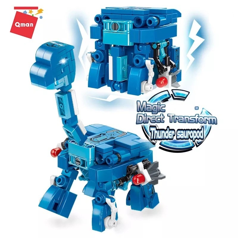 Đồ Chơi Xếp Hình Qman 41204: Khủng Long Hiền Lành