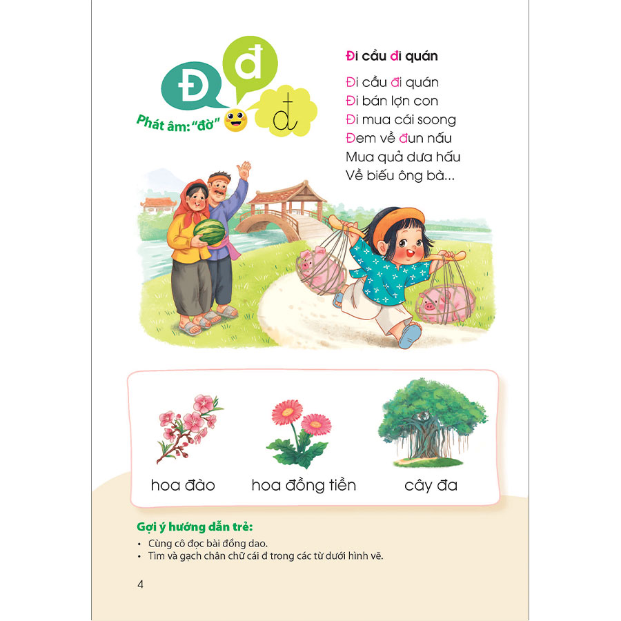 Giúp Bé Nhận Biết Và Làm Quen Với Chữ Cái - Quyển 2 (5-6 Tuổi)