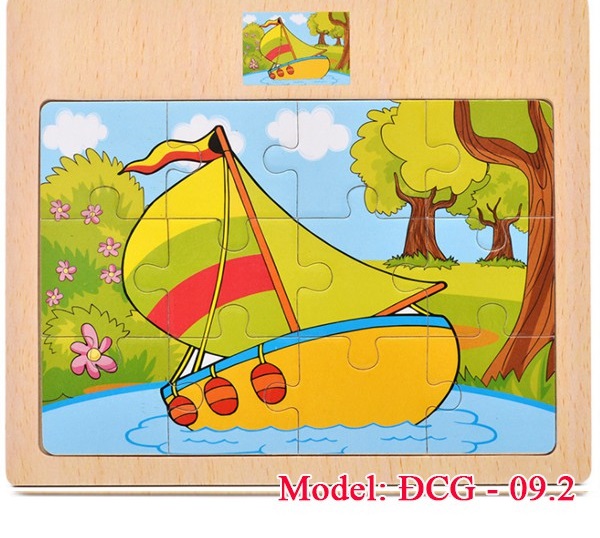 Đồ Chơi Tranh Ghép Hình 2D 12 Miếng ĐCG-09.1-10